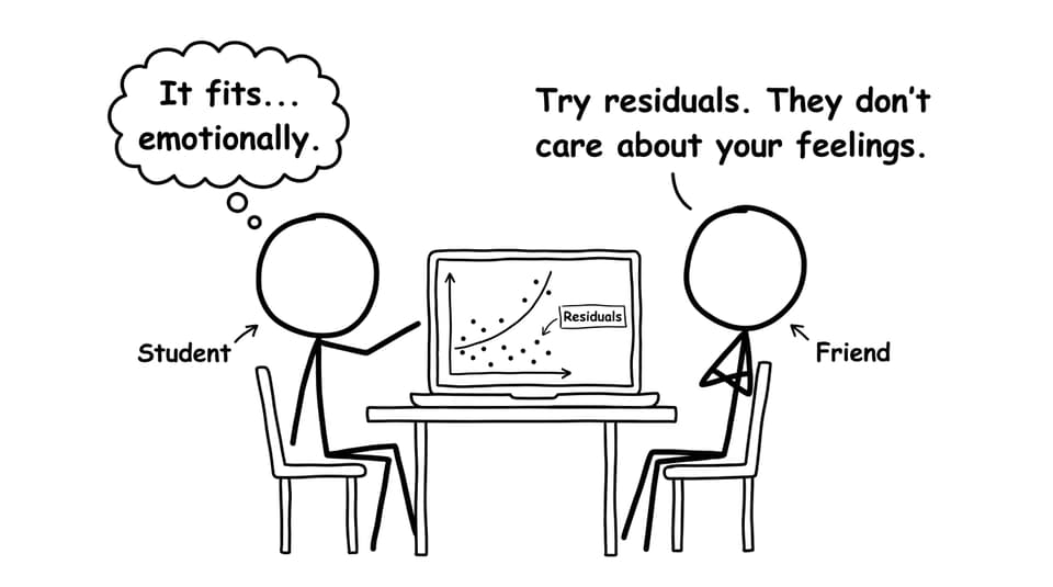 Residuals joke comic