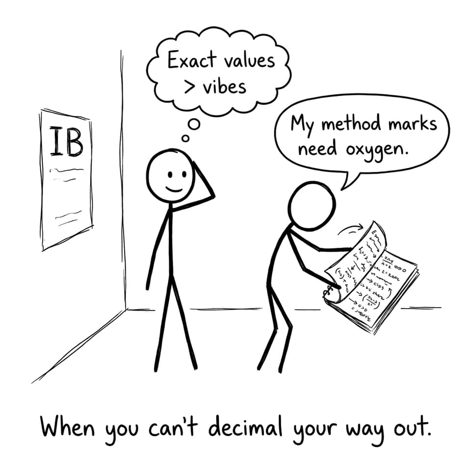 Exact values vs vibes comic