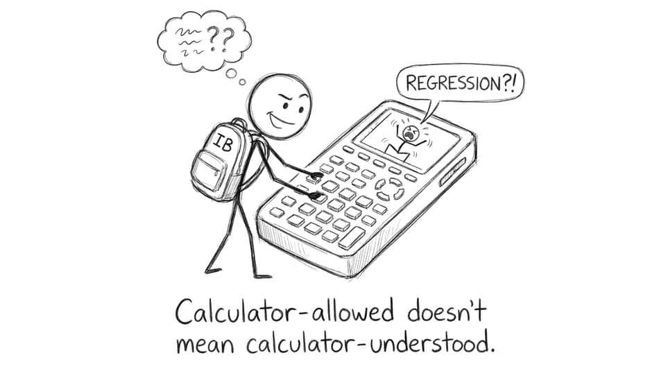 Student vs calculator panic