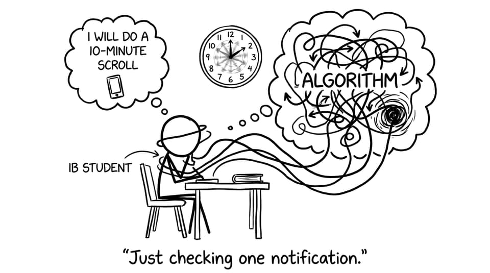 A student vs the algorithm vortex