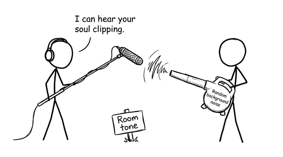 IB Film sound recording comic