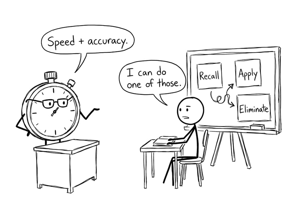 Stopwatch coaching a student