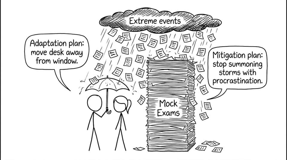 Comic: adaptation vs procrastination