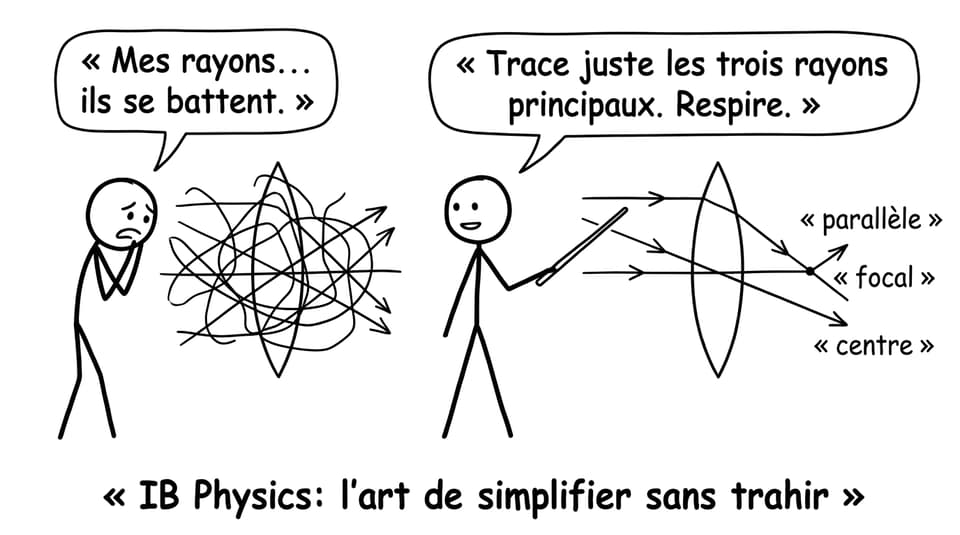 IB Physics: l’art de simplifier sans trahir