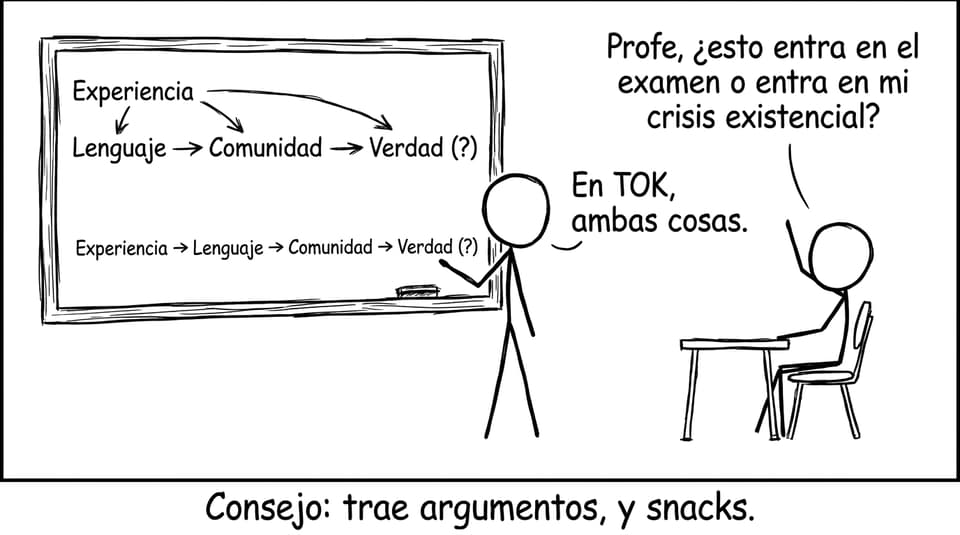 Consejo: trae argumentos, y snacks