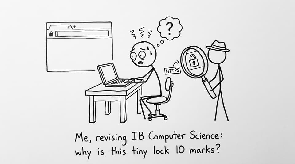 Me, revising IB Computer Science: why is this tiny lock 10 marks?