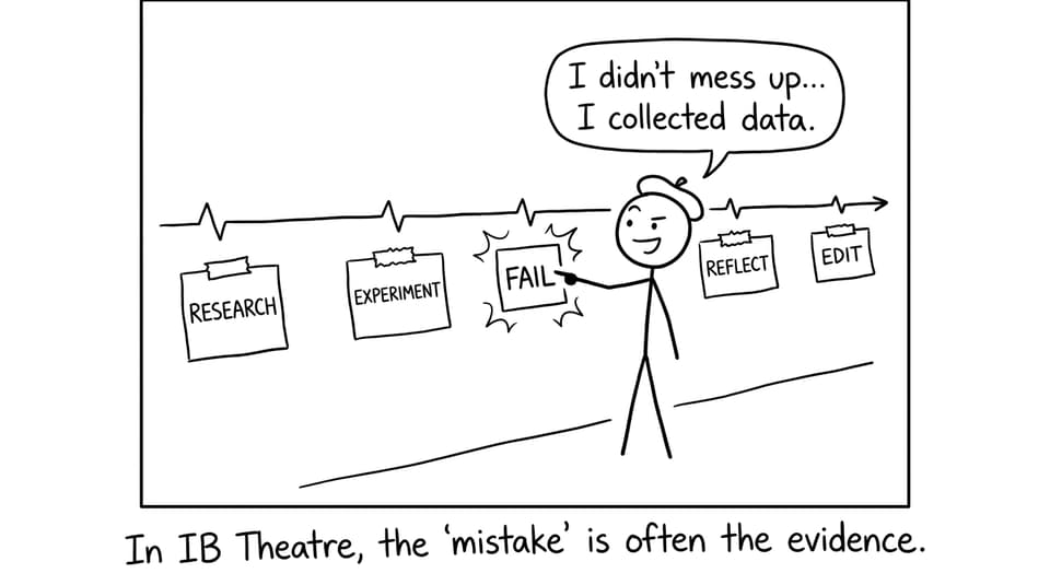 Comic: Failure as evidence timeline