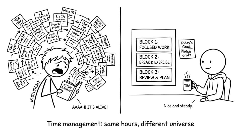 Two students, one planner, very different outcomes