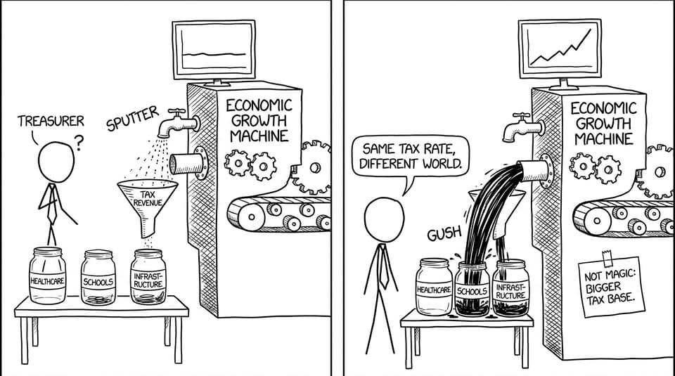 Same tax rate, different world