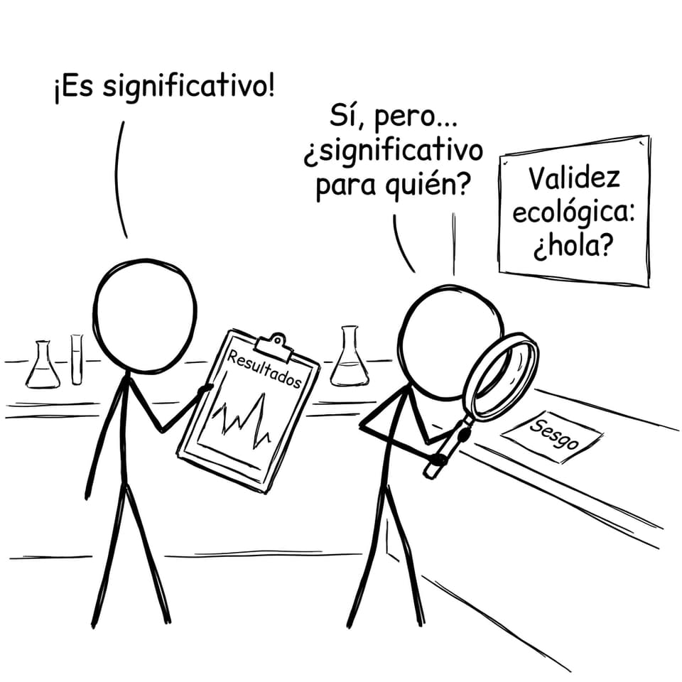 Laboratorio, sesgo y validez ecológica