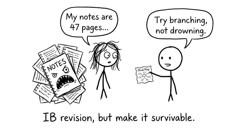 IB revision, but make it survivable.