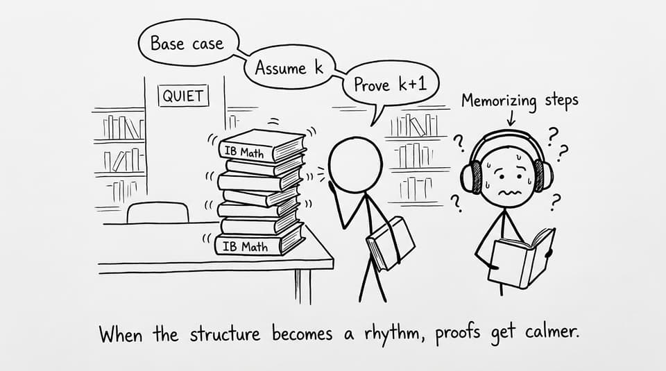 Induction comic: structure as a rhythm