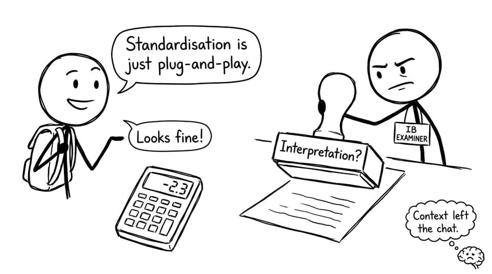 Student thinks standardisation is plug-and-play