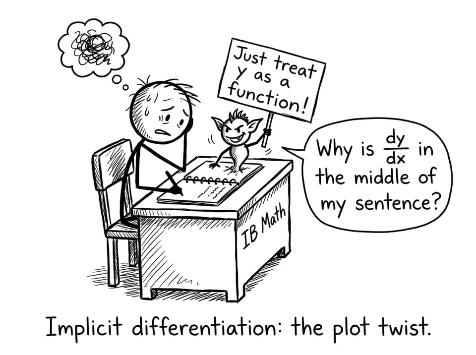 Implicit differentiation plot twist comic