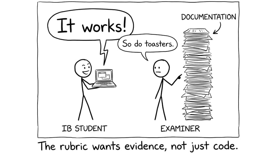 Student learns documentation matters