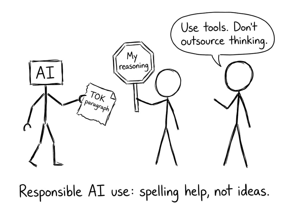 Responsible AI use joke