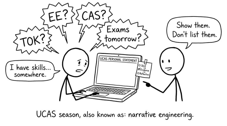 UCAS season comic relief