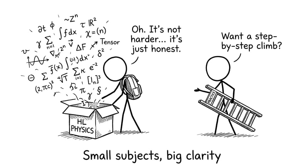 Small subjects, big clarity comic