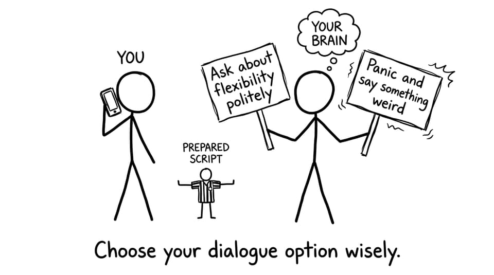 Choose your dialogue option wisely comic