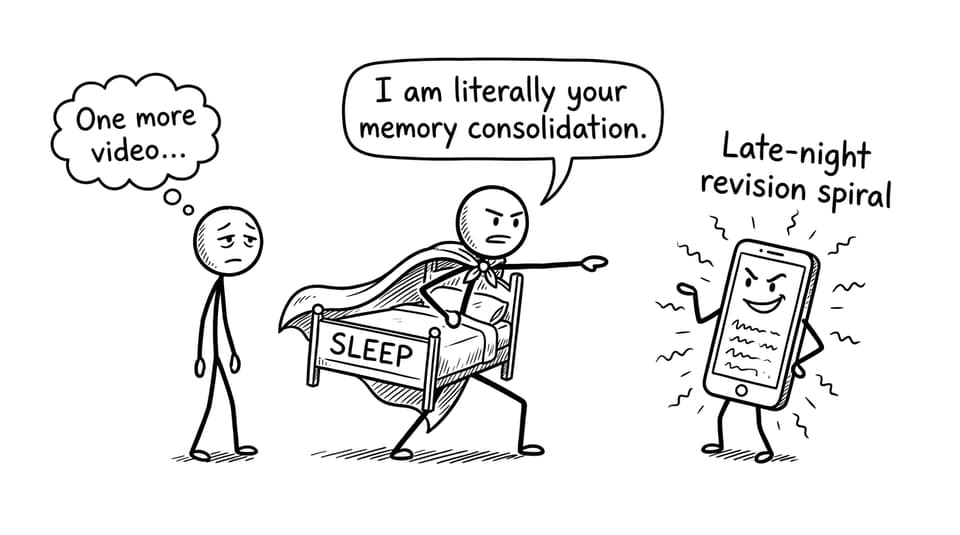 Sleep fights the late-night spiral