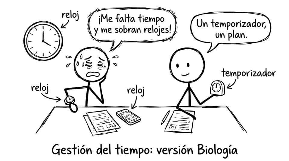 Gestión del tiempo en examen