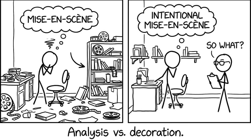 A messy room becomes “intentional”
