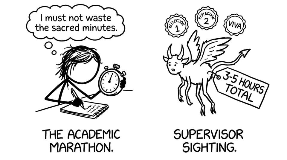 The supervisor as a rare creature with sacred minutes
