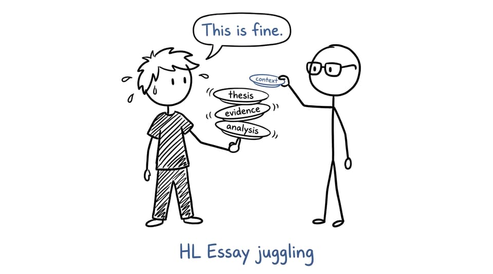 HL Essay juggling act