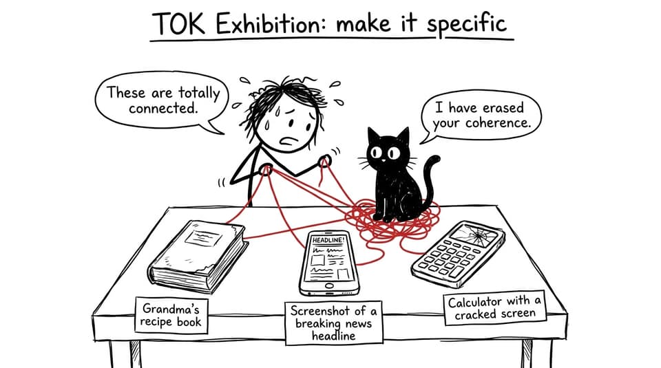 TOK exhibition coherence cat