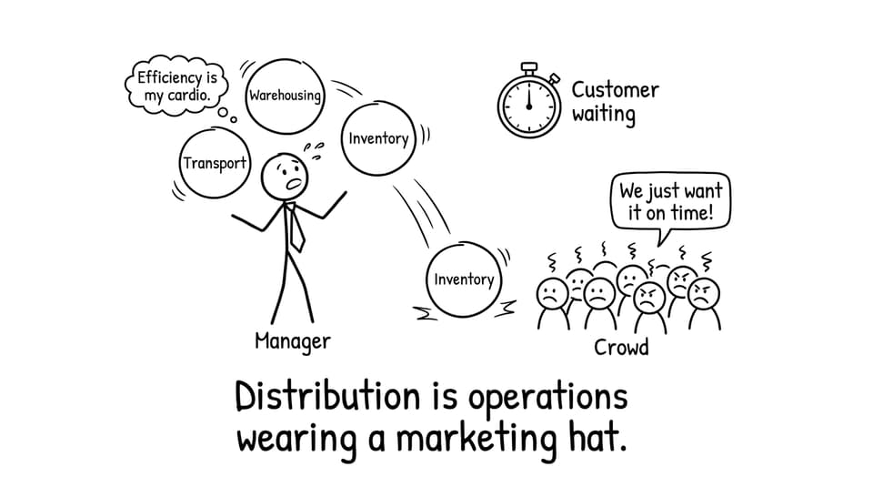 Distribution is operations wearing a marketing hat