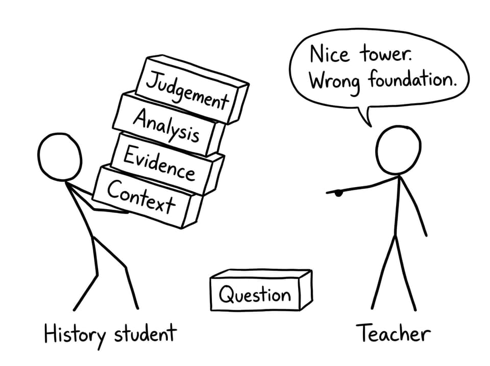 History essay wrong foundation comic