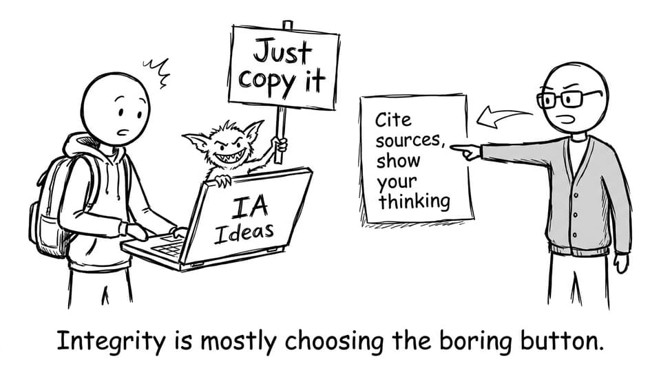 Integrity is mostly choosing the boring button.