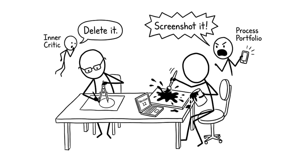 Comic: “Delete it” vs “Screenshot it”