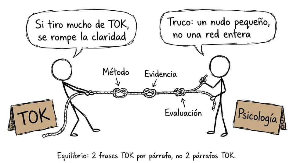 Equilibrar TOK y Psicología sin romper claridad