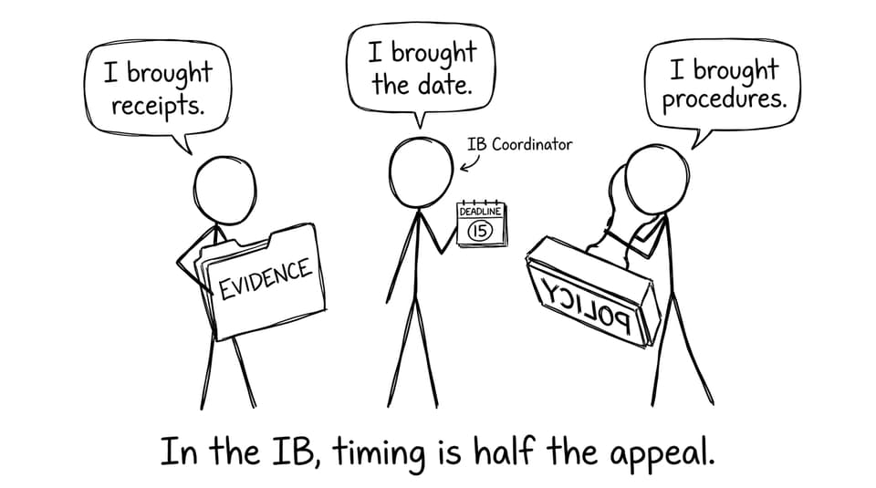 A funny comic about evidence, policy, and deadlines