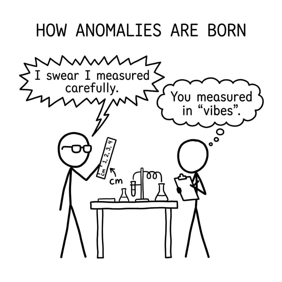Comic: anomalies are born
