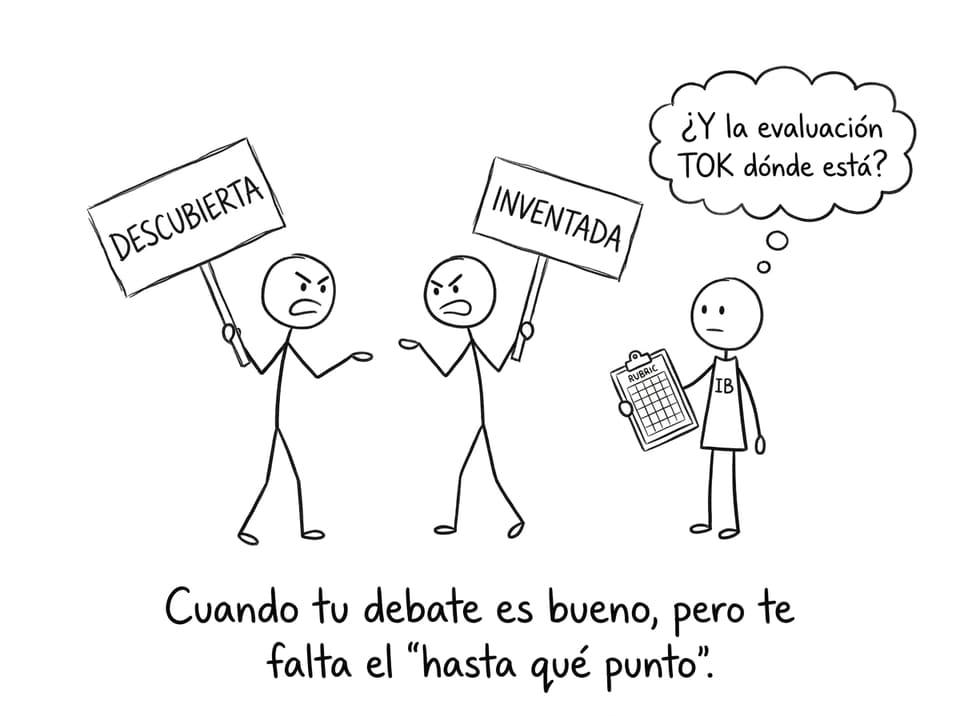 Cuando tu debate es bueno, pero te falta el 'hasta qué punto'.