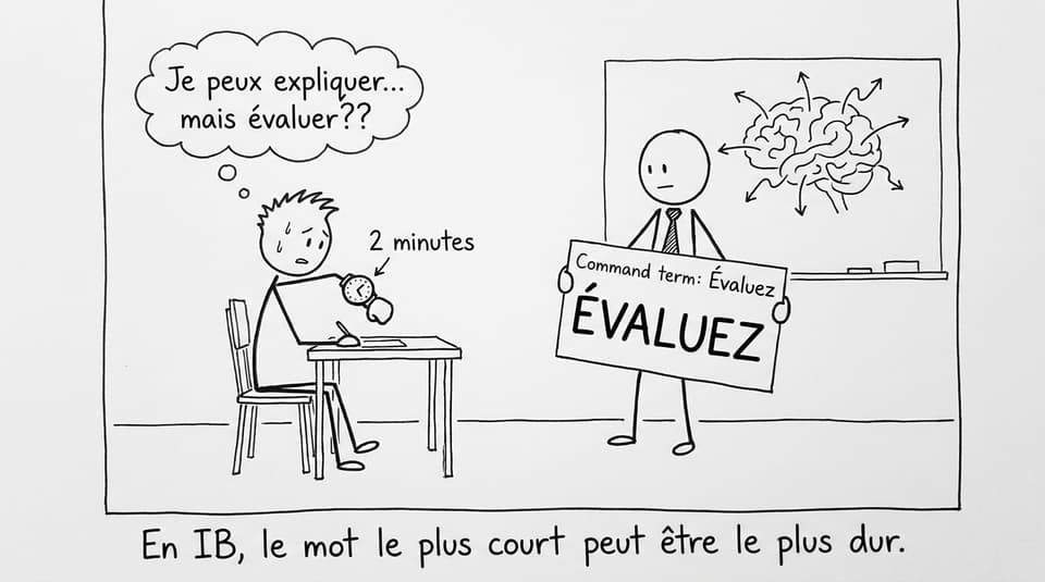 Command term en examen IB