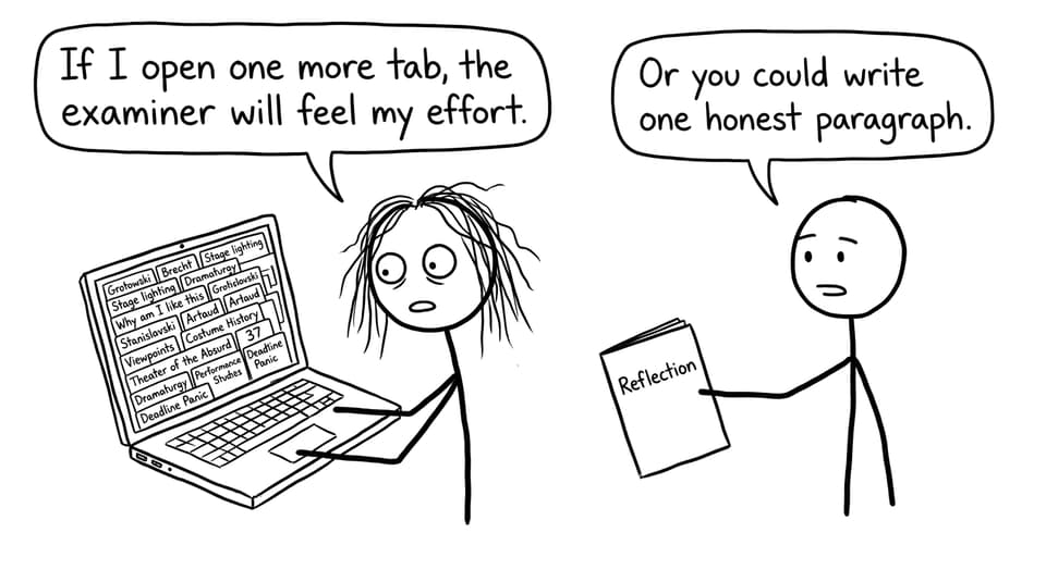 Too many tabs, not enough reflection