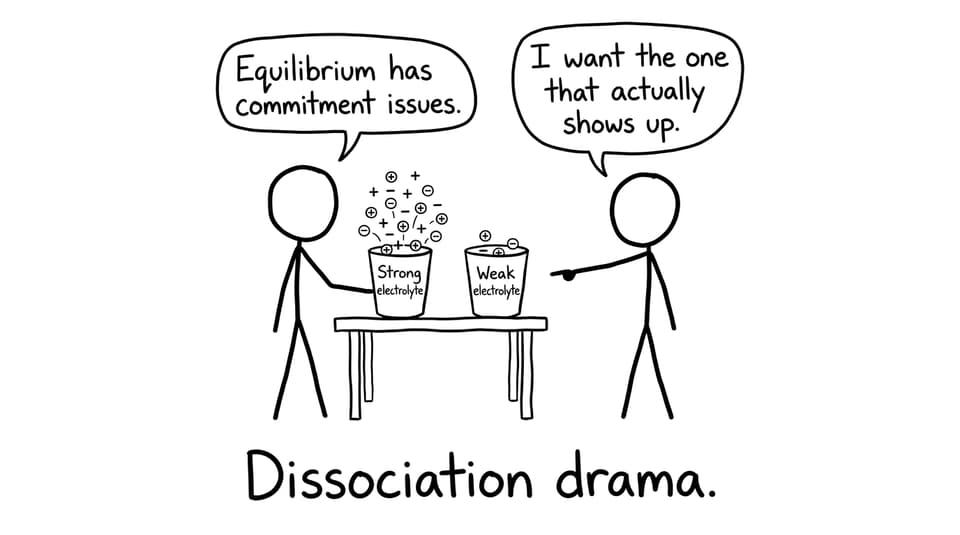 Dissociation drama.