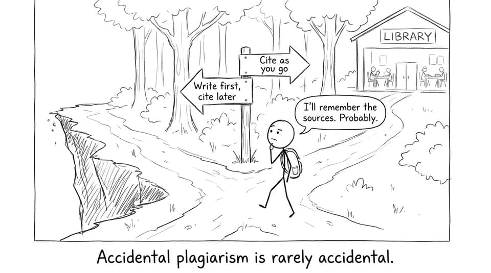 Accidental plagiarism is rarely accidental.