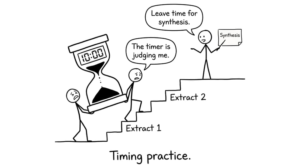Timing practice comic