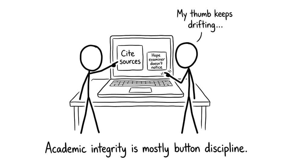 Citation button discipline