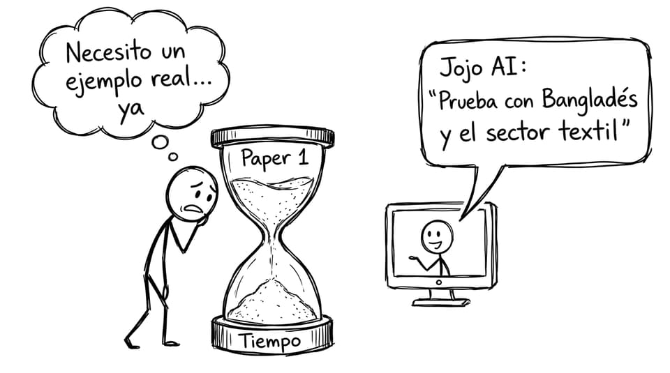 Comic: Paper 1 y ejemplo real