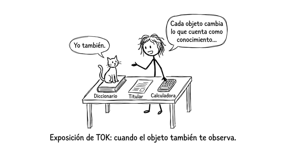 Exposición de TOK: cuando el objeto también te observa.