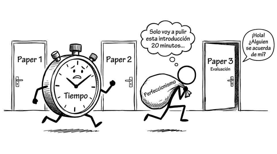 Cronómetro persigue al estudiante
