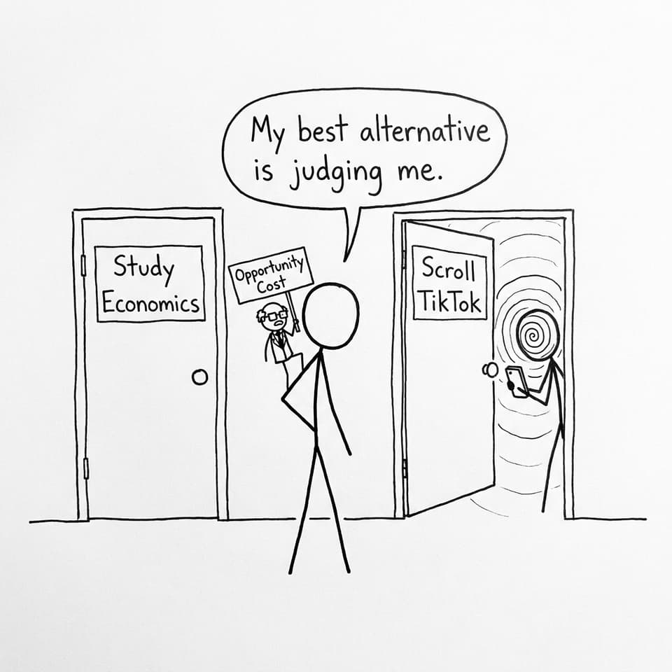 Opportunity cost at home