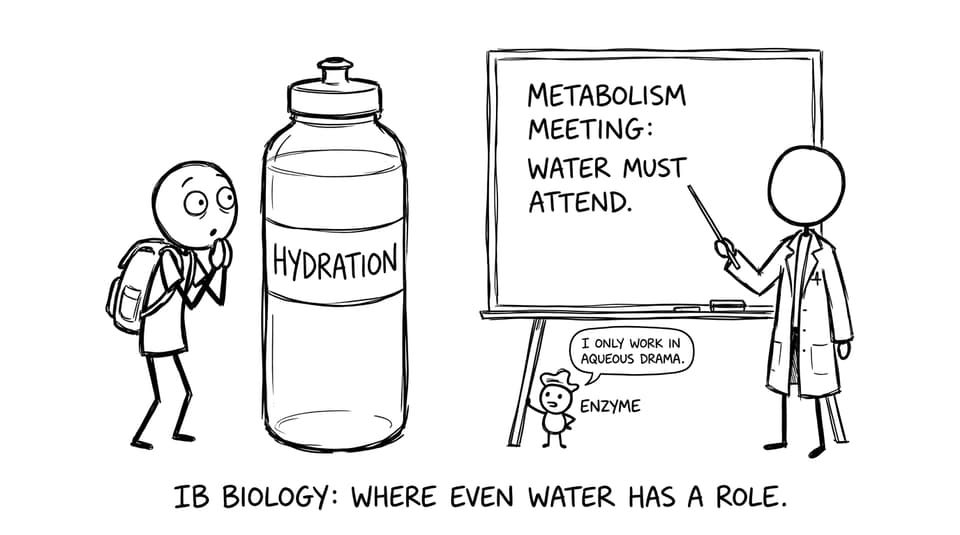 IB Biology hydration comic break