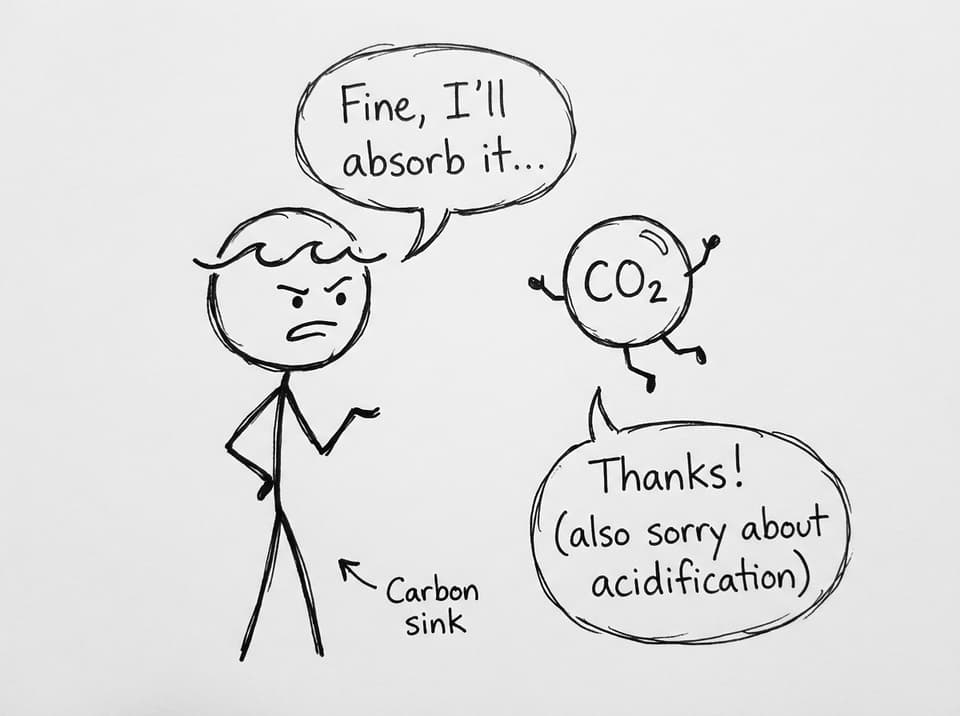 Ocean absorbs CO2 joke