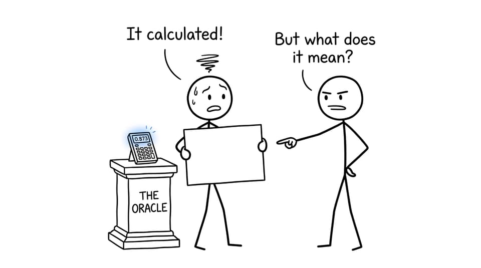 A student learns that calculator output still needs interpretation